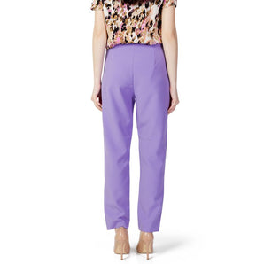 Only Purple Polyester Jeans &amp; Pant