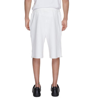 Underclub White Cotton Bermuda Shorts