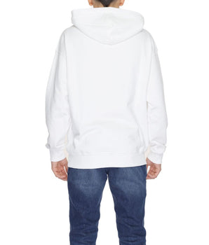 Underclub White Cotton Hoodie