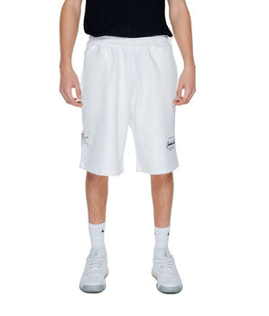 Underclub White Cotton Bermuda Shorts