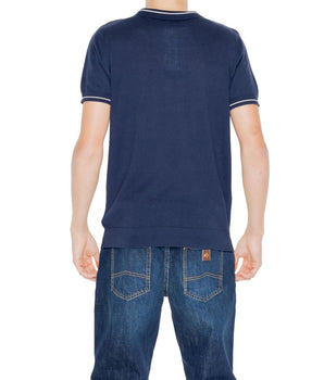 Hamaki-Ho Blue Cotton Shortsleeve Shirt