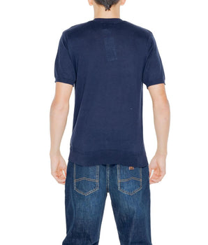 Hamaki-Ho Blue Cotton T-Shirt