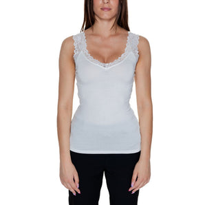 Vero Moda White Viscose Tops &amp; T-Shirt