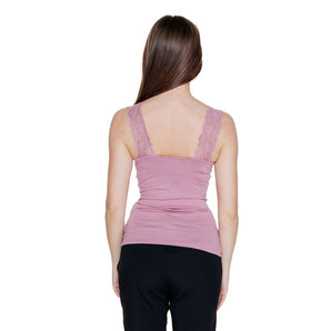 Vero Moda Pink Viscose Tops &amp; T-Shirt