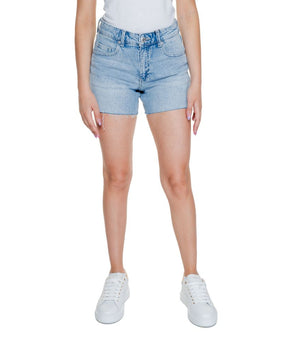 Vero Moda Light Blue Cotton Shorts