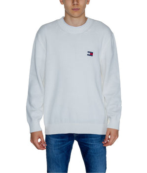 Tommy Hilfiger Jeans White Cotton Sweatshirt