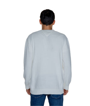 Tommy Hilfiger Jeans White Cotton Sweatshirt