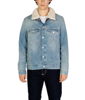 Tommy Hilfiger Jeans Light Blue Cotton Denim Jacket