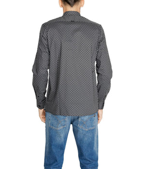 Antony Morato Gray Cotton Pattern Shirt
