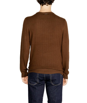 Antony Morato Brown Viscose Sweatshirt