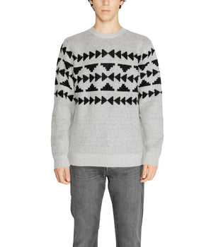 Antony Morato Gray Marabou Sweatshirt