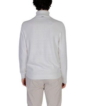 Antony Morato White Cotton Turtleneck