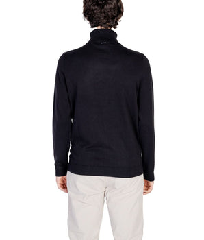 Antony Morato Black Cotton Turtleneck