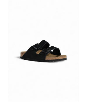 Birkenstock Black Suede Leather Sandals