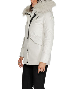 Blauer White Polyester Parka