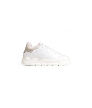Crime London White Leather Chunky Sneakers
