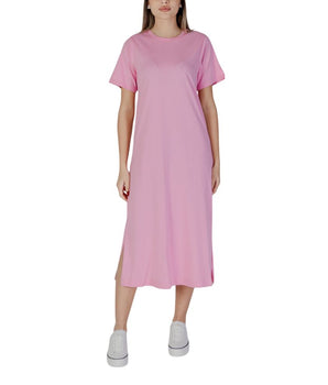 Vestido de algodón multicolor de B.Young