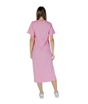 Vestido de algodón multicolor de B.Young