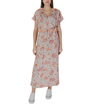 Vestido de algodón multicolor de B.Young