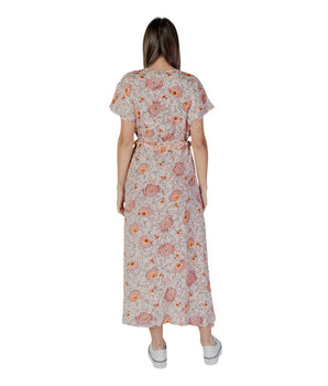 Vestido de algodón multicolor de B.Young