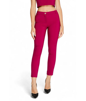 Rinascimento Bordeaux Polyester Casual Pants