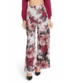 Rinascimento Bordeaux Polyester Casual Pants