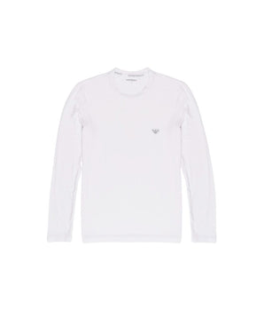 Emporio Armani Underwear White Modal Long Sleeve T-Shirt