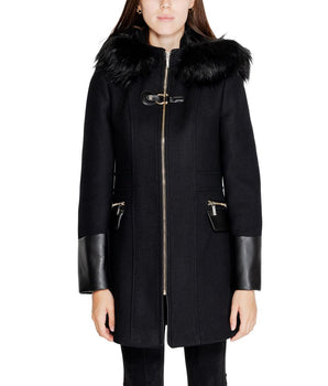 Morgan De Toi Black Wool Coat