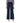 ICHI Blue Polyester Casual Pants