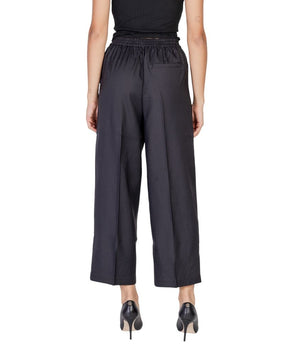 Vaqueros y pantalón de poliéster negro ICHI