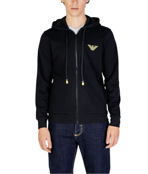 Emporio Armani Underwear Black Cotton Sweater