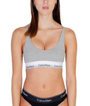Calvin Klein Underwear Gray Cotton Bra