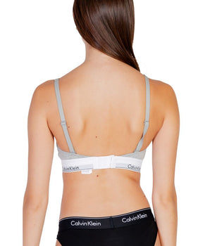 Calvin Klein Underwear Gray Cotton Bra