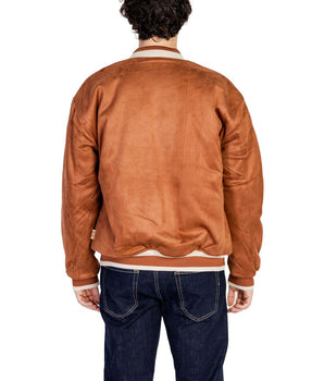 Only & Sons Brown Polyester Bomber