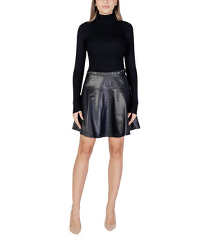 Morgan De Toi Black Viscose Midi Dress