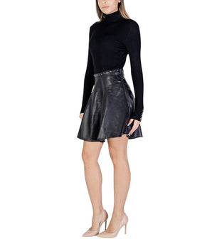 Morgan De Toi Black Viscose Midi Dress