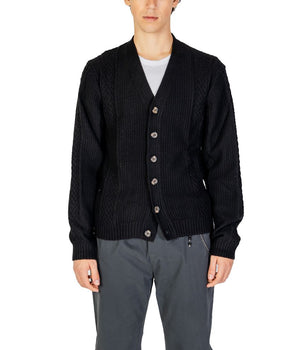 Hamaki-Ho Black Polyester Cardigan