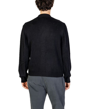 Hamaki-Ho Black Polyester Cardigan