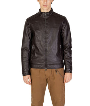 Hamaki-Ho Brown Leather Jacket