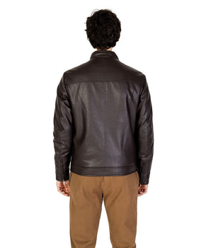 Hamaki-Ho Brown Leather Jacket