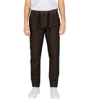 Hamaki-Ho Brown Cotton Casual Pants