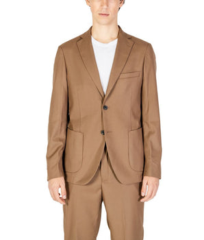 Hamaki-Ho Beige Polyester Blazer