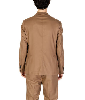 Hamaki-Ho Beige Polyester Blazer