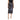 ICHI Black Polyester Skirt