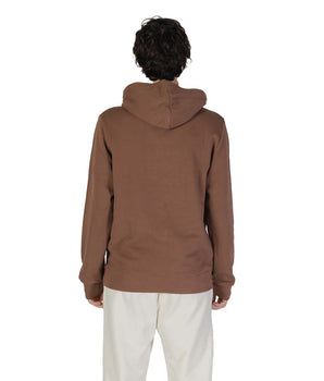 Underclub Brown Cotton Hoodie