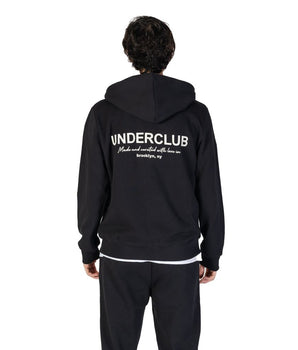 Underclub Black Cotton Hoodie