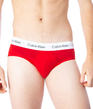 Calvin Klein Underwear Red Cotton Briefs