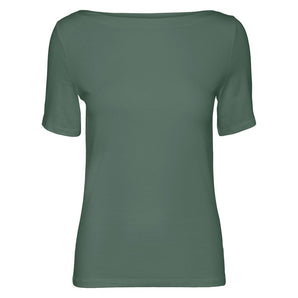 Camisetas y camiseta de viscosa verde de Vero Moda