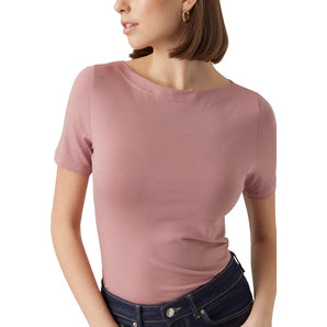 Vero Moda Pink Viscose Tops &amp; T-Shirt