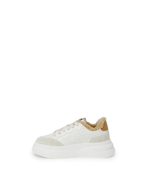 ASH Beige Leather Chunky Sneakers